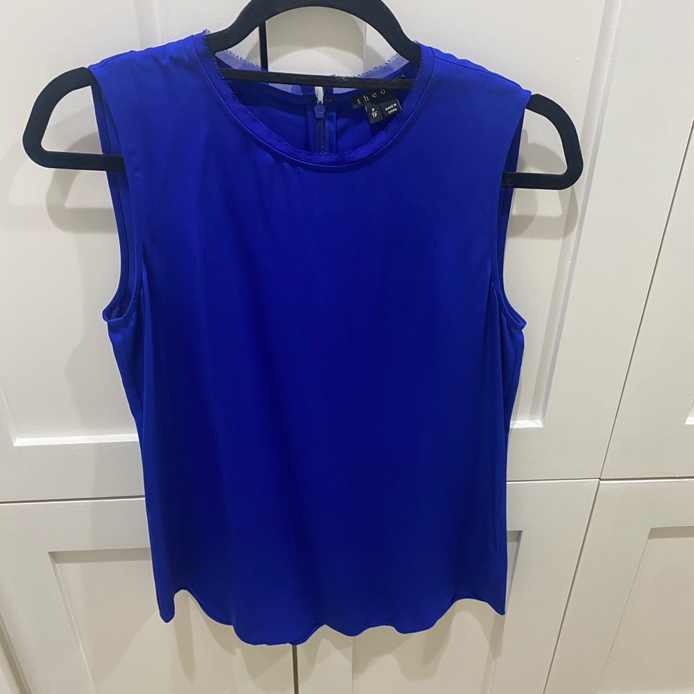 Theory Royal Blue Tank Top
